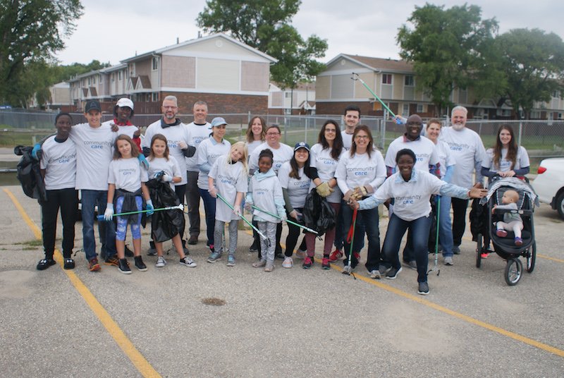 The Community Care volunteers from Joy Fountain Church